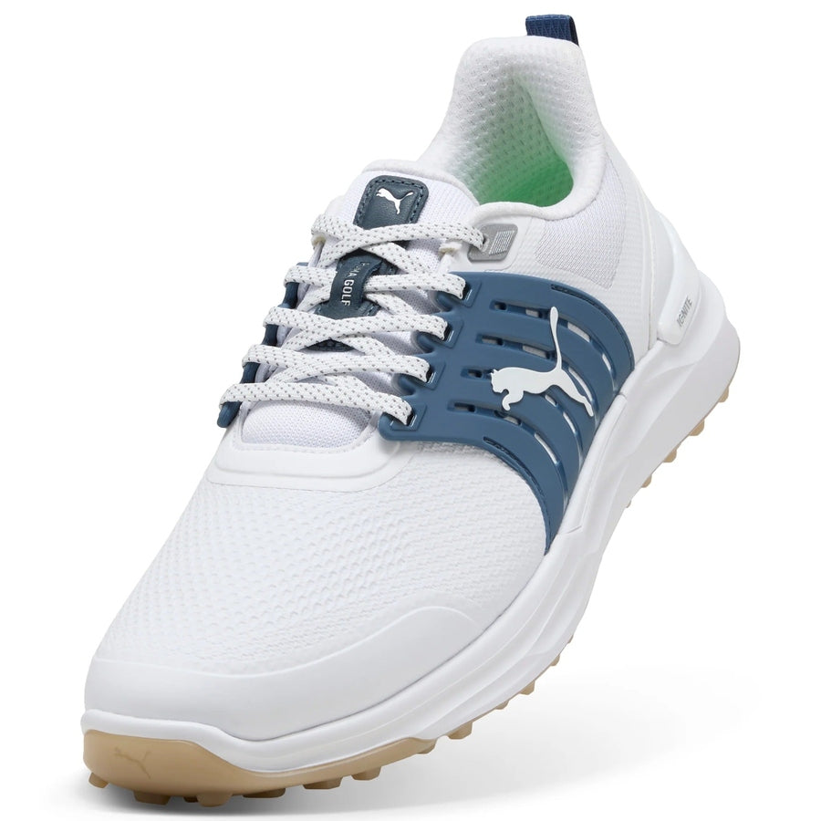 Puma Ignite Elevate 2 Spikeless Golf Shoes - White/Indigo