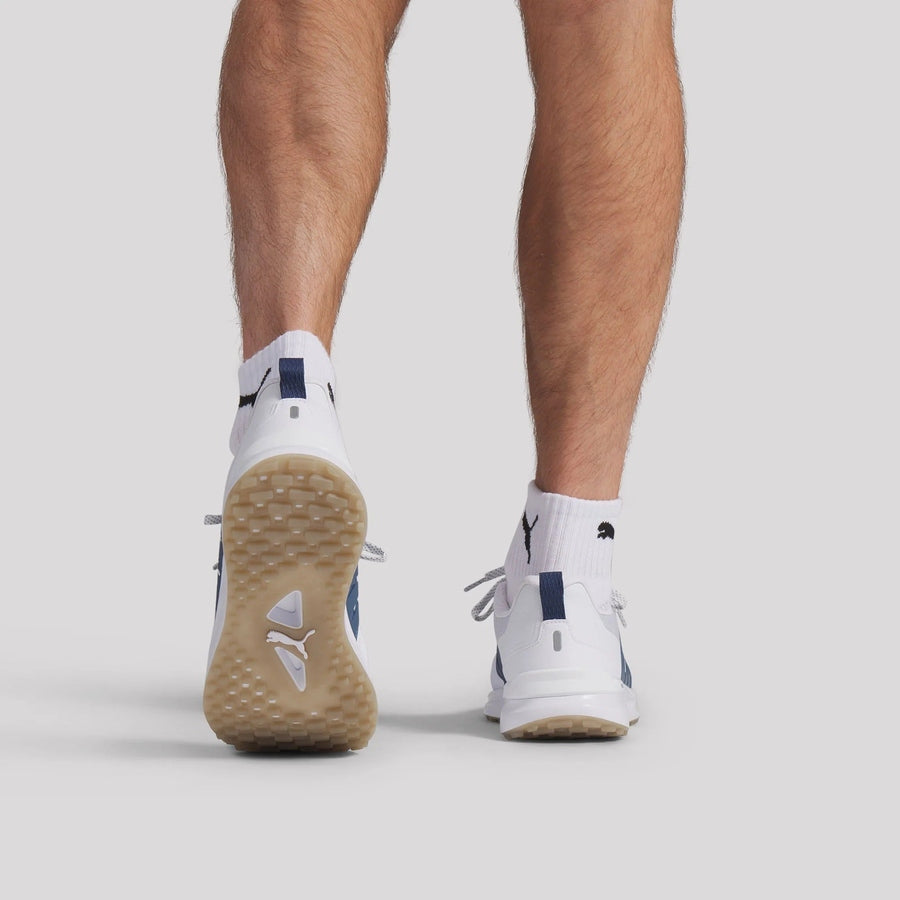 Puma Ignite Elevate 2 Spikeless Golf Shoes - White/Indigo