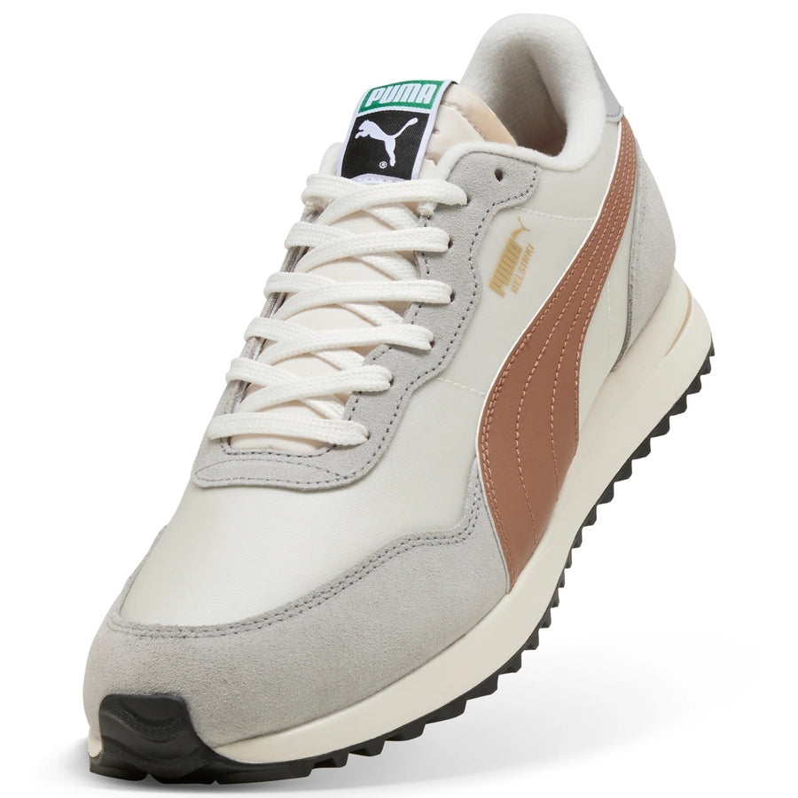 Puma Helsinki G Spikeless Golf Shoes - Gray/Brown