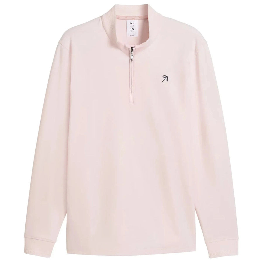 Puma x Arnold Palmer CLOUDSPUN 1/4 Zip Golf Jacket - Rose