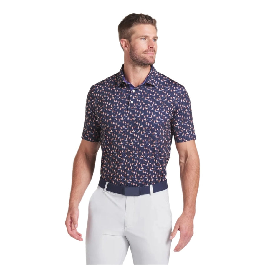 Puma MATTR Paradise Golf Polo - Navy