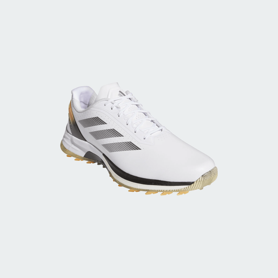 Adidas Adizero ZG Spikeless Golf Shoes - White/Yellow
