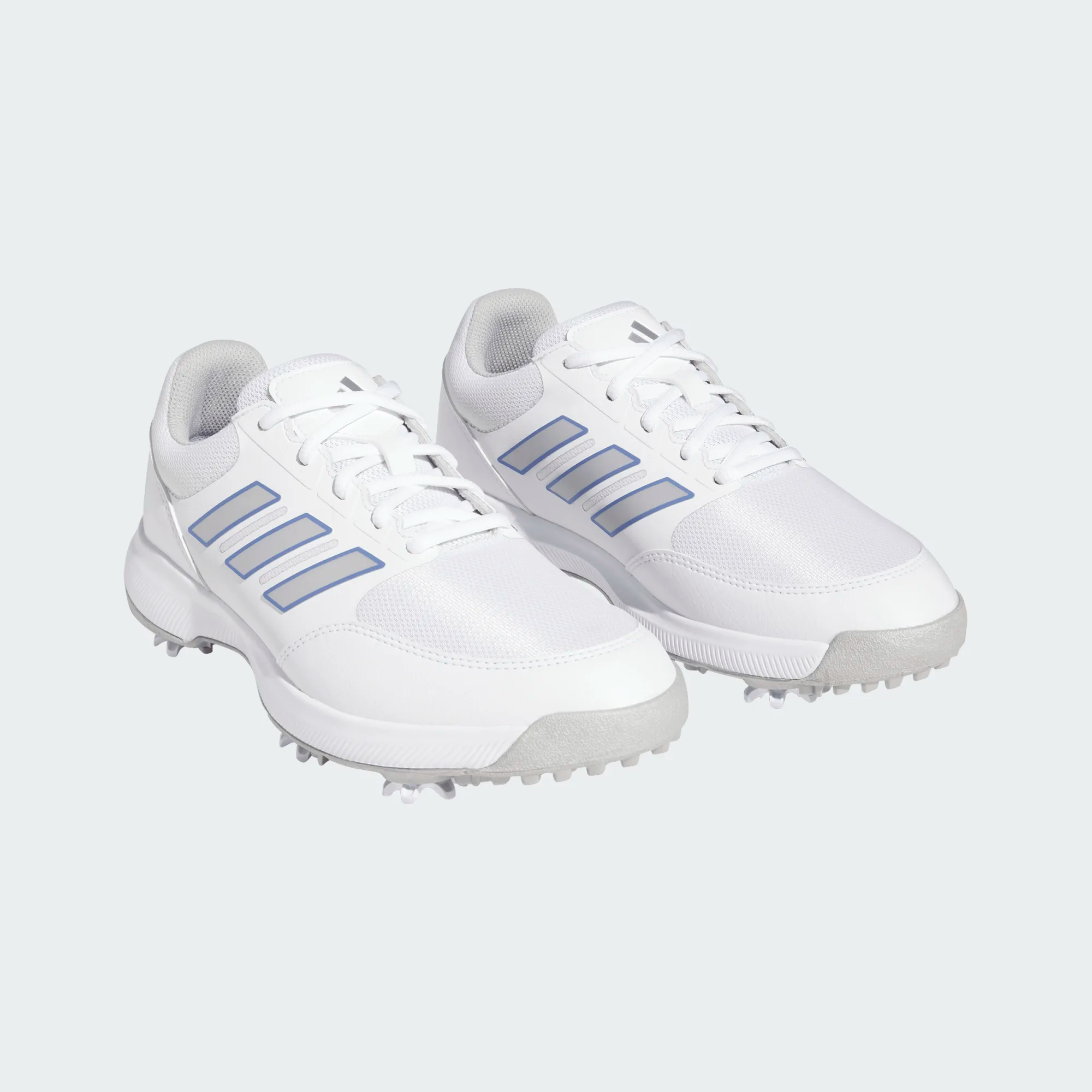 Adidas Ladies Tech Response 3.0 Golf Shoes - White/Blue