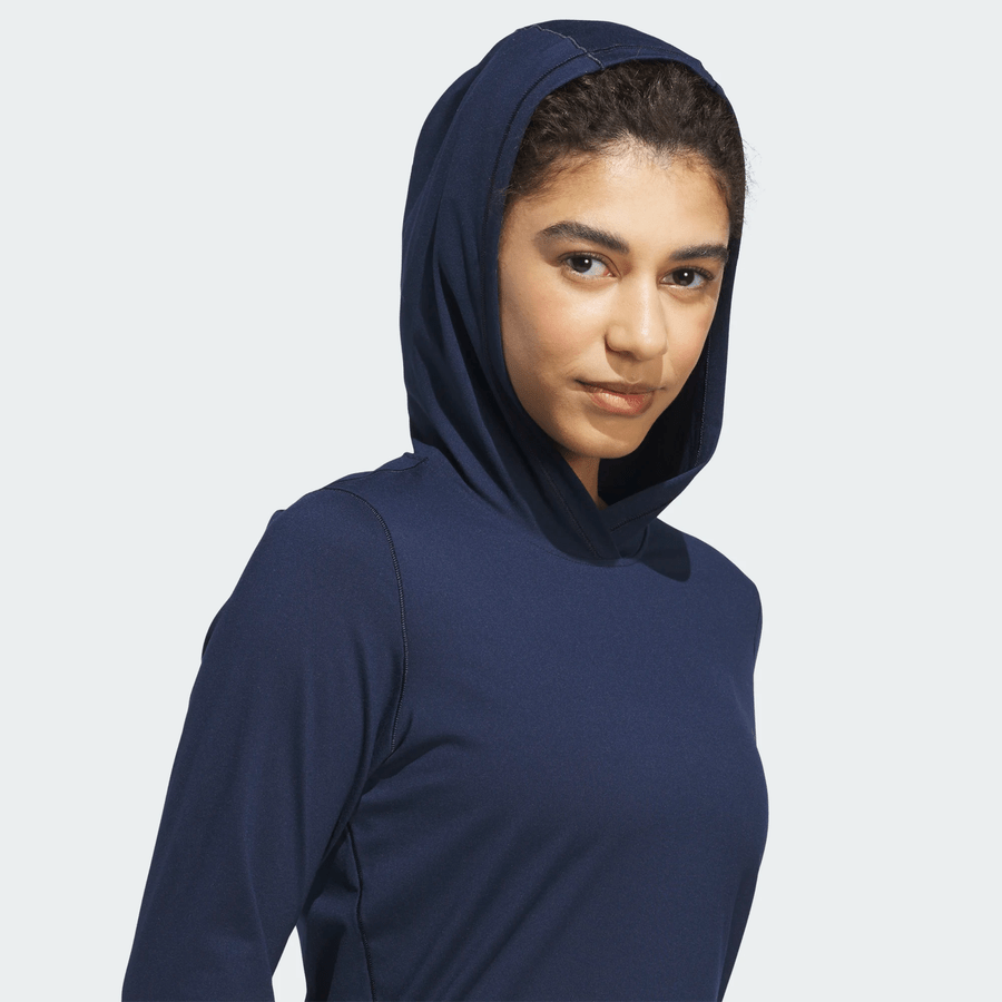 Adidas Ladies Performance Hoodie - Navy