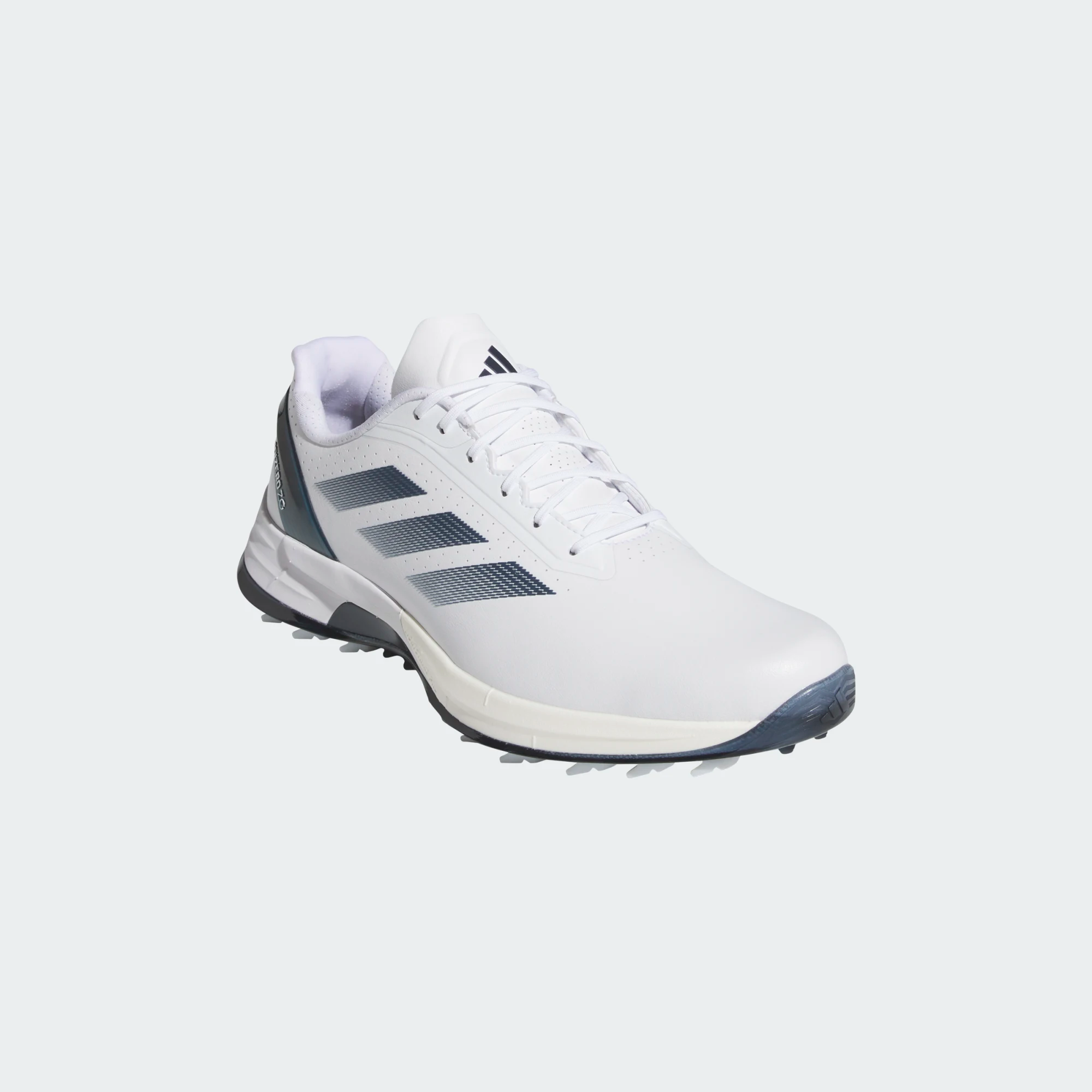 Adidas Adizero ZG Spikeless Golf Shoes - White/Navy