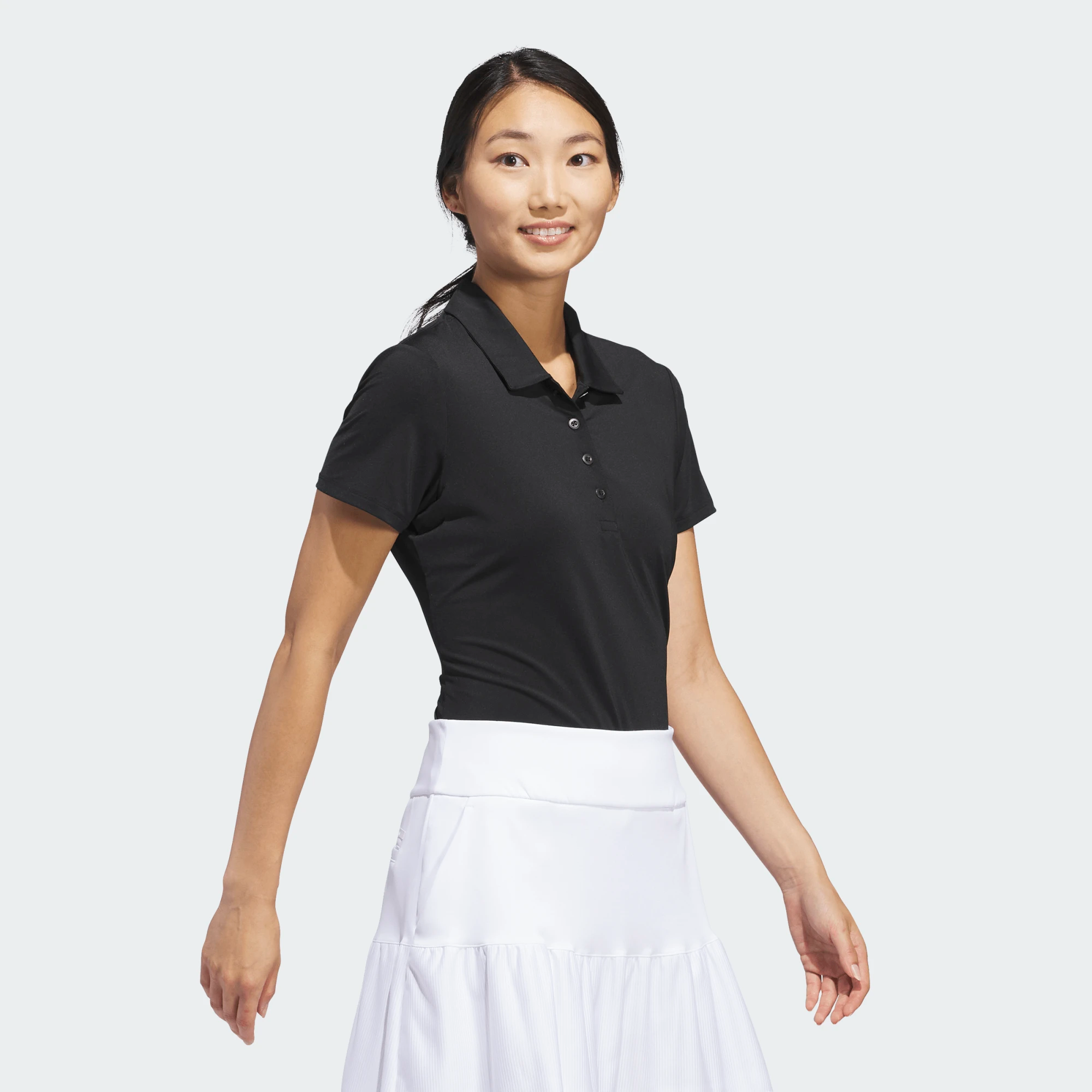 Adidas Ladies Ultimate365 Solid Short Sleeve Polo