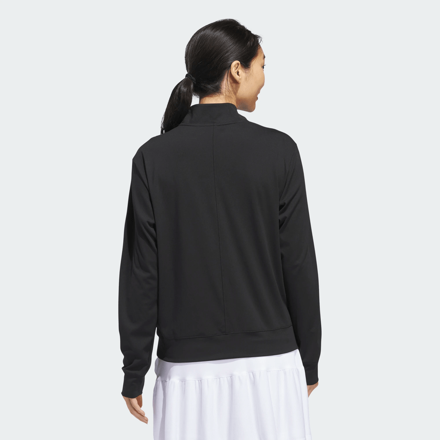 Adidas Ladies Ultimate365 Quarter-Zip Jacket - Black