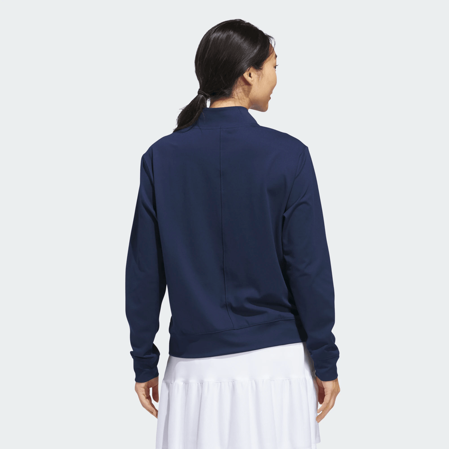Adidas Ladies Ultimate365 Quarter-Zip Jacket - Navy