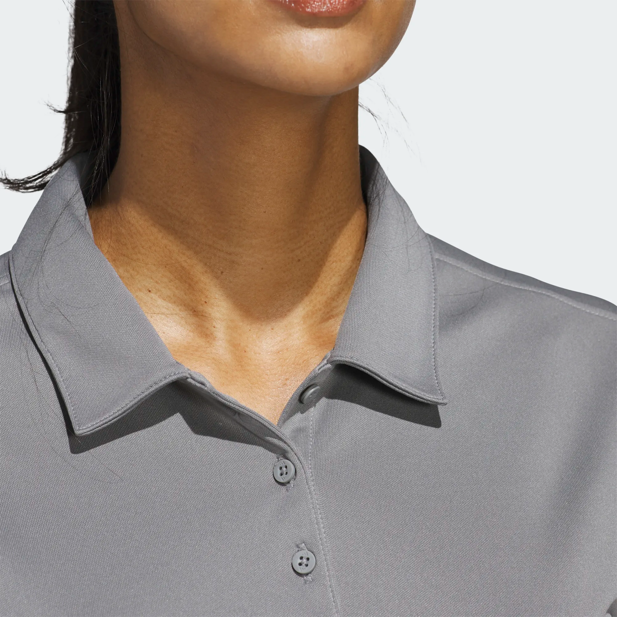 Adidas Ladies Solid Performance Short Sleeve Golf Polo