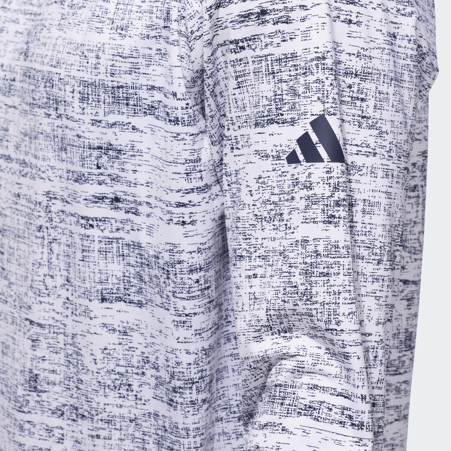 Adidas Performance Printed Lightweight Hoodie - White/Navy