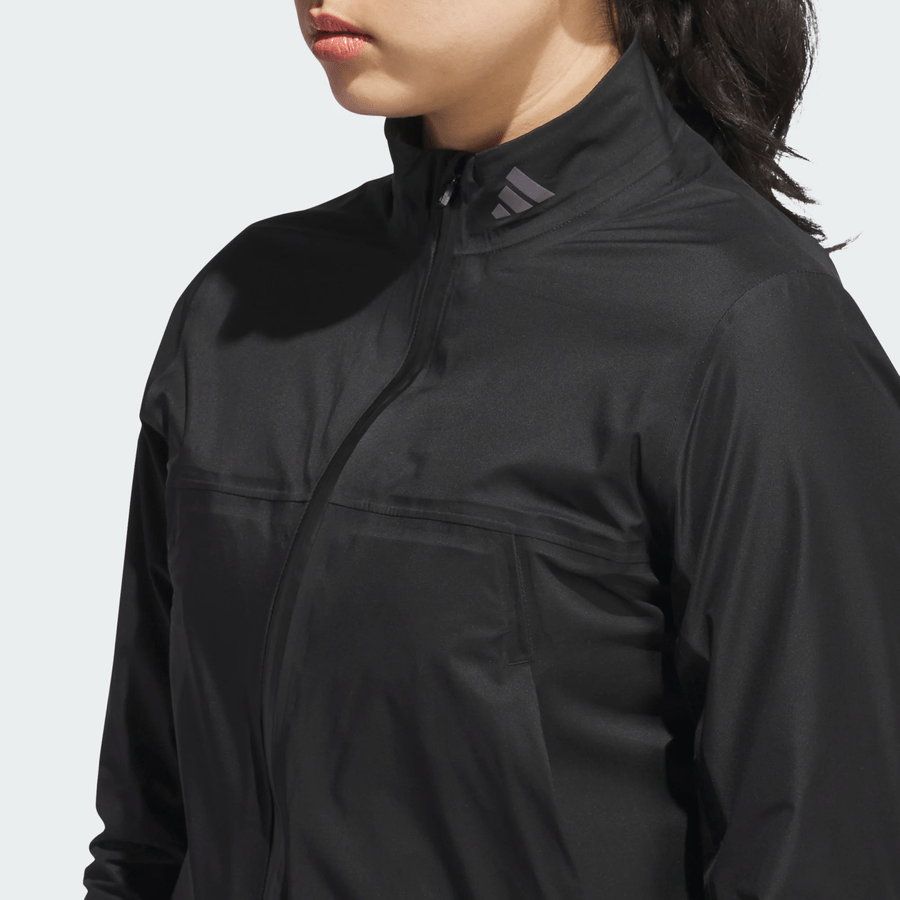 Adidas Ladies Ultimate365 Tour Climaproof+ Full-Zip Golf Jacket - Black