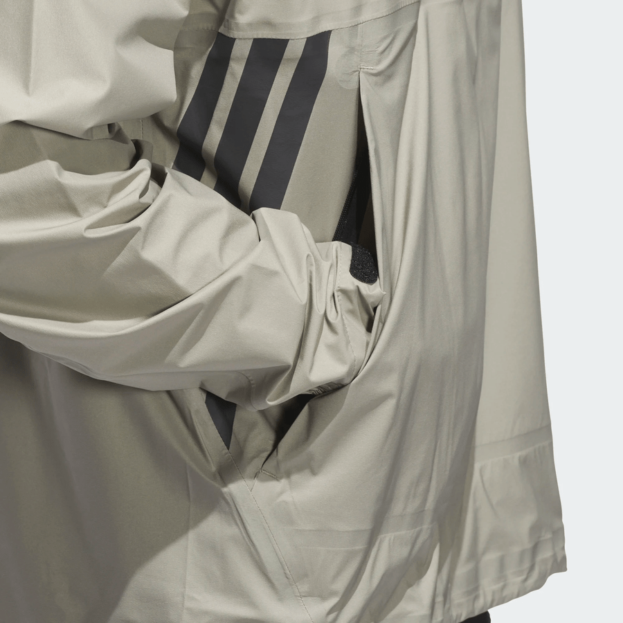 Adidas Climaproof+ Half-Zip Golf Jacket - Grey