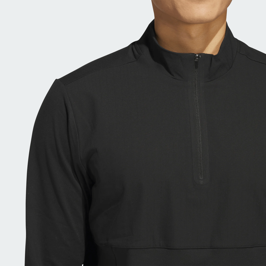 Adidas Ultimate365 Tour Quarter-Zip Golf Pullover - Black