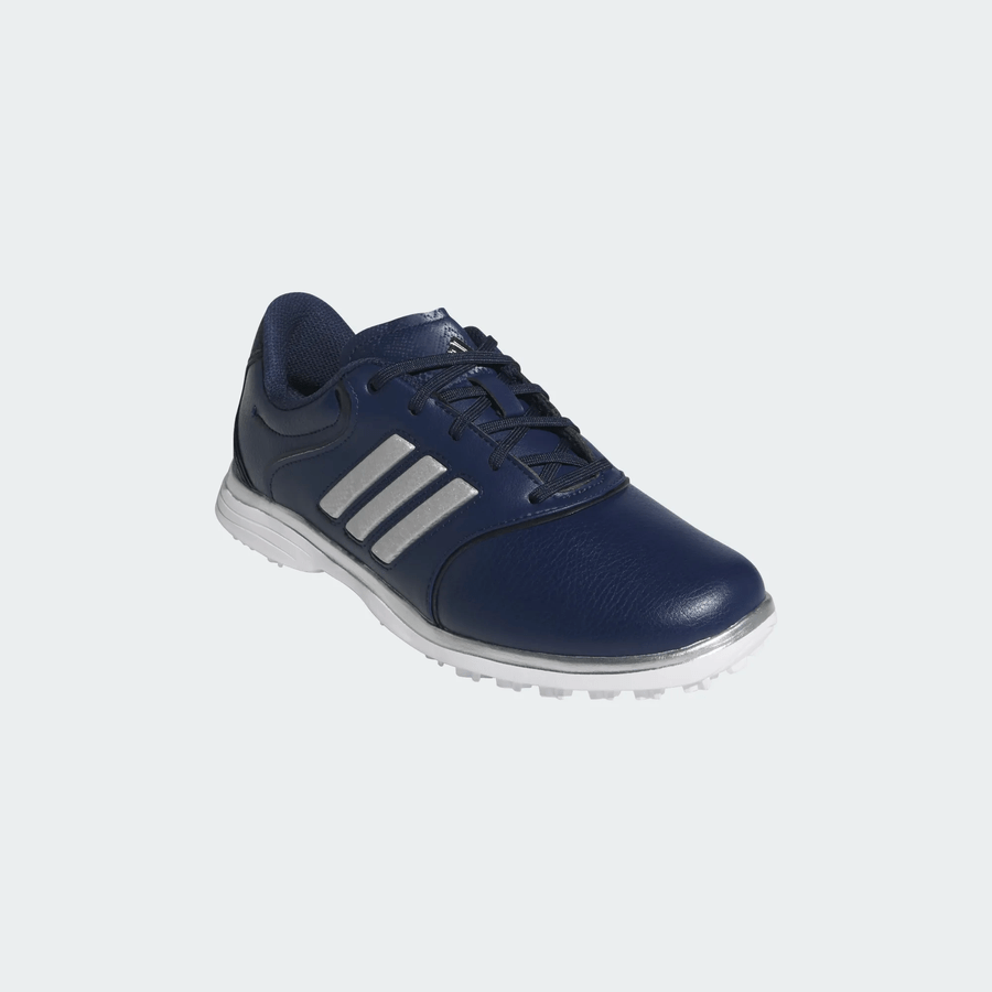Adidas Ladies Alphaflex Zoysia Spikeless Golf Shoes - Navy/Silver