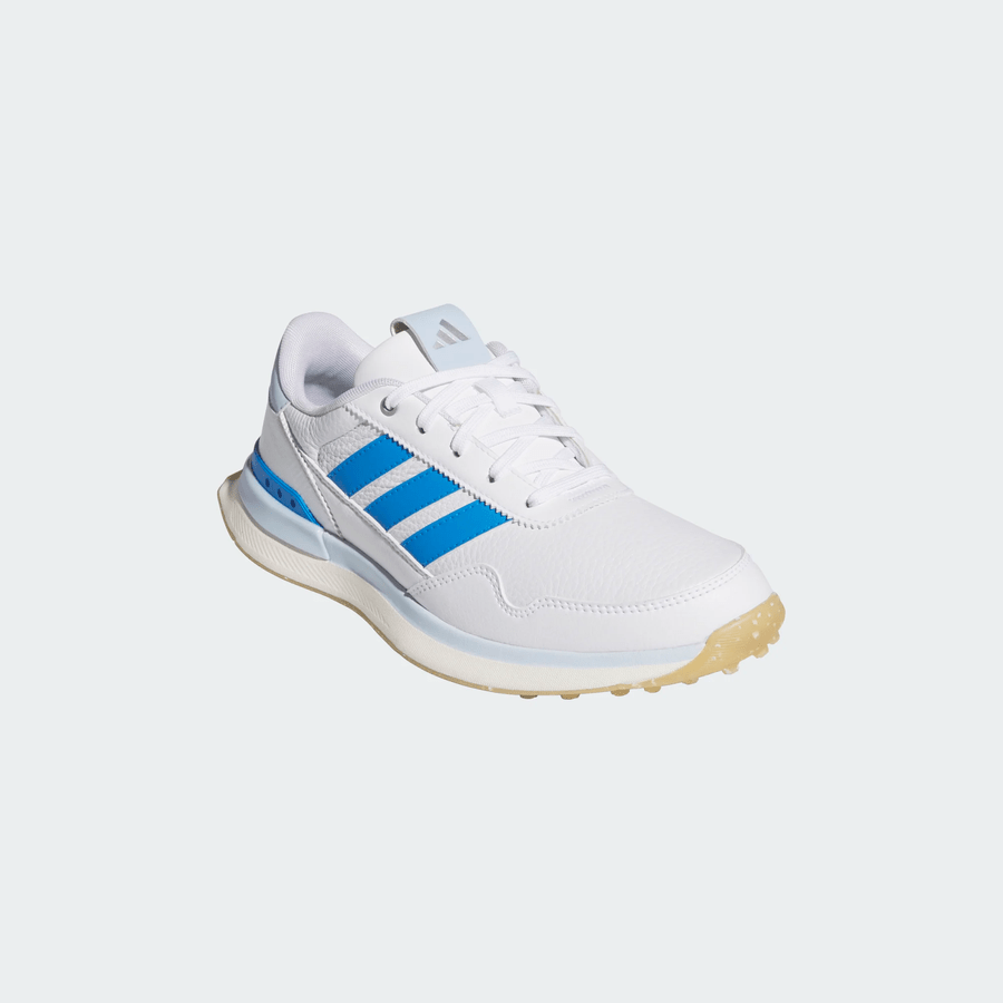 Adidas Ladies S2G 26 Leather Spikeless Golf Shoes - White/Blue