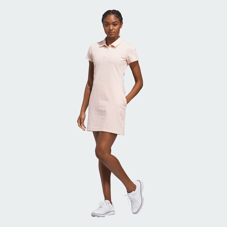 Adidas Ultimate365+ Jacquard Dress - Pink