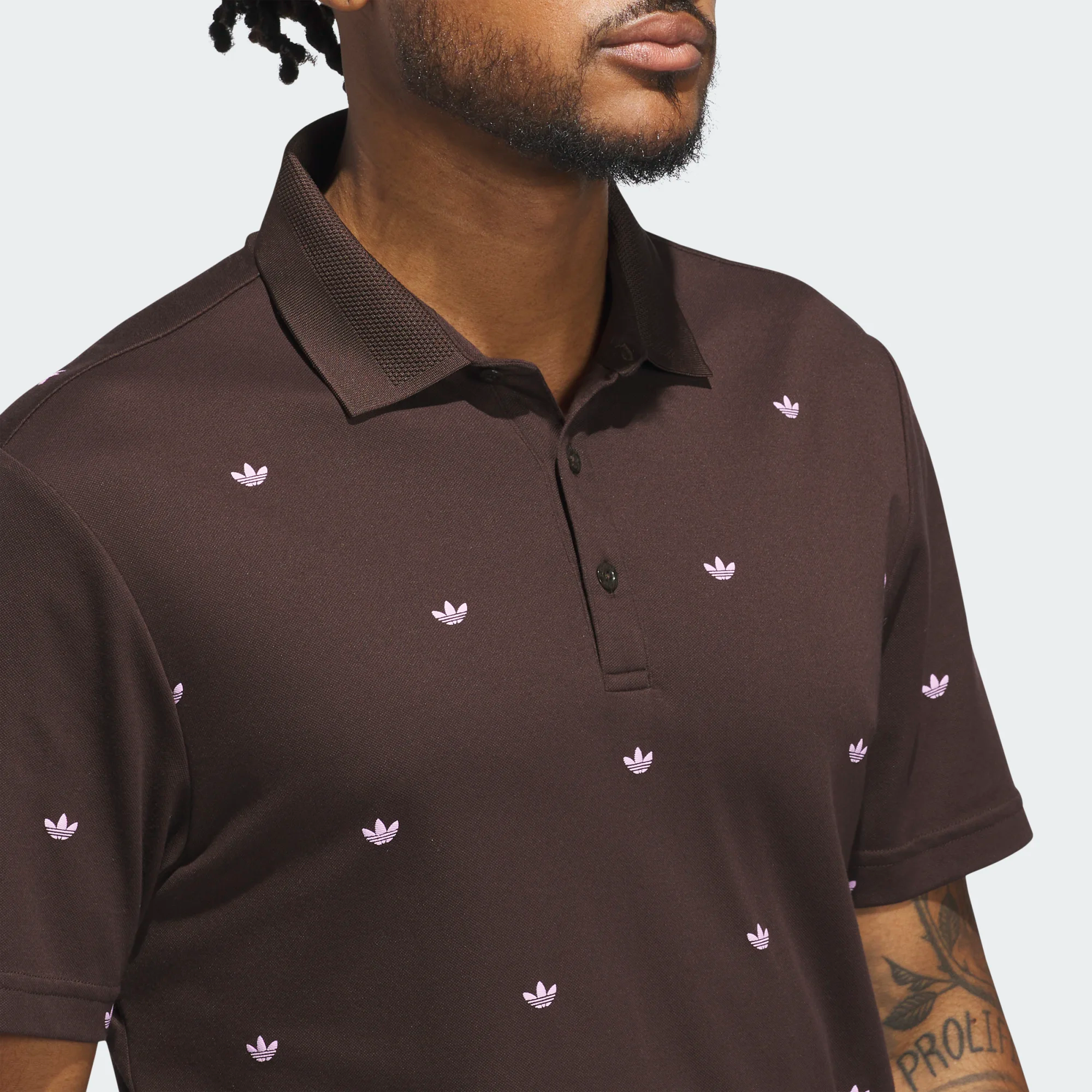 Adidas Originals Printed Trefoil Polo Shirt