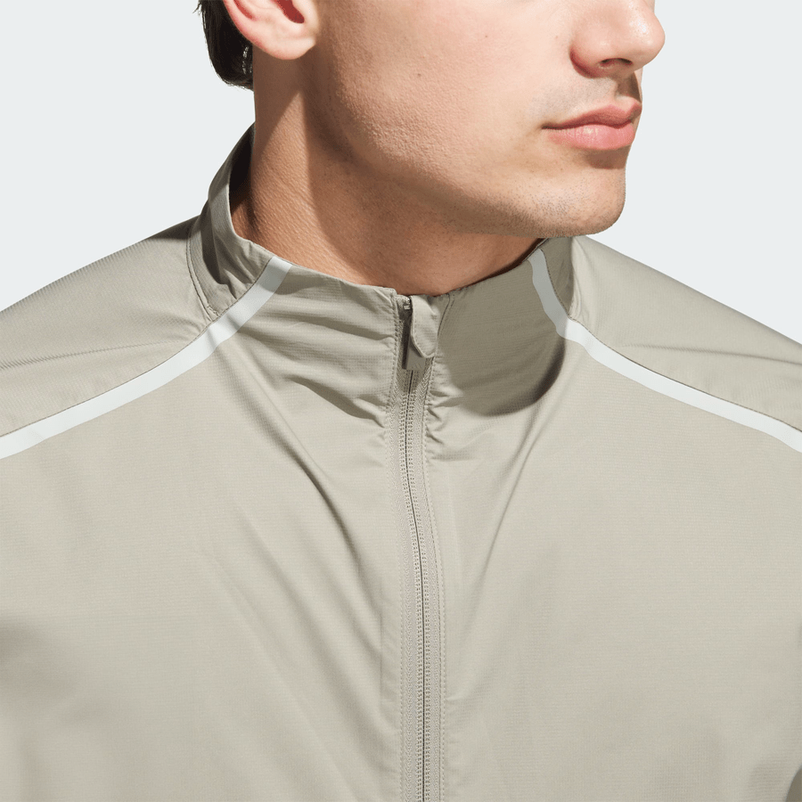 Veste de golf Adidas Provisional zippée intégrale - Gris