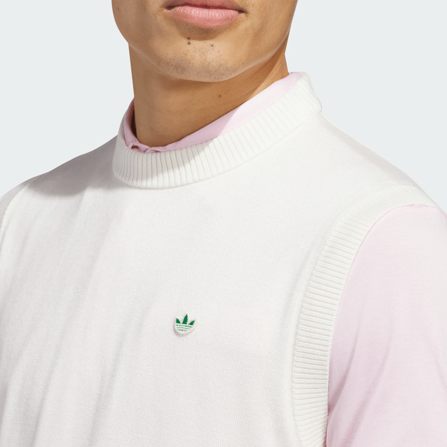 Adidas Originals Cashmere Blend Vest - White
