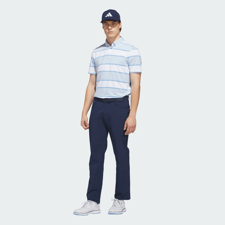 Adidas Ultimate365+ Jumbo Stripe Climacool Polo Shirt