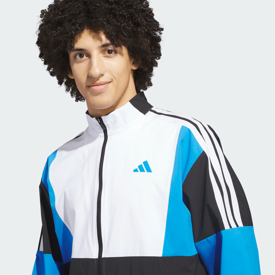Adidas Beyond The Course Twistweave Full-Zip Windbreaker - Black