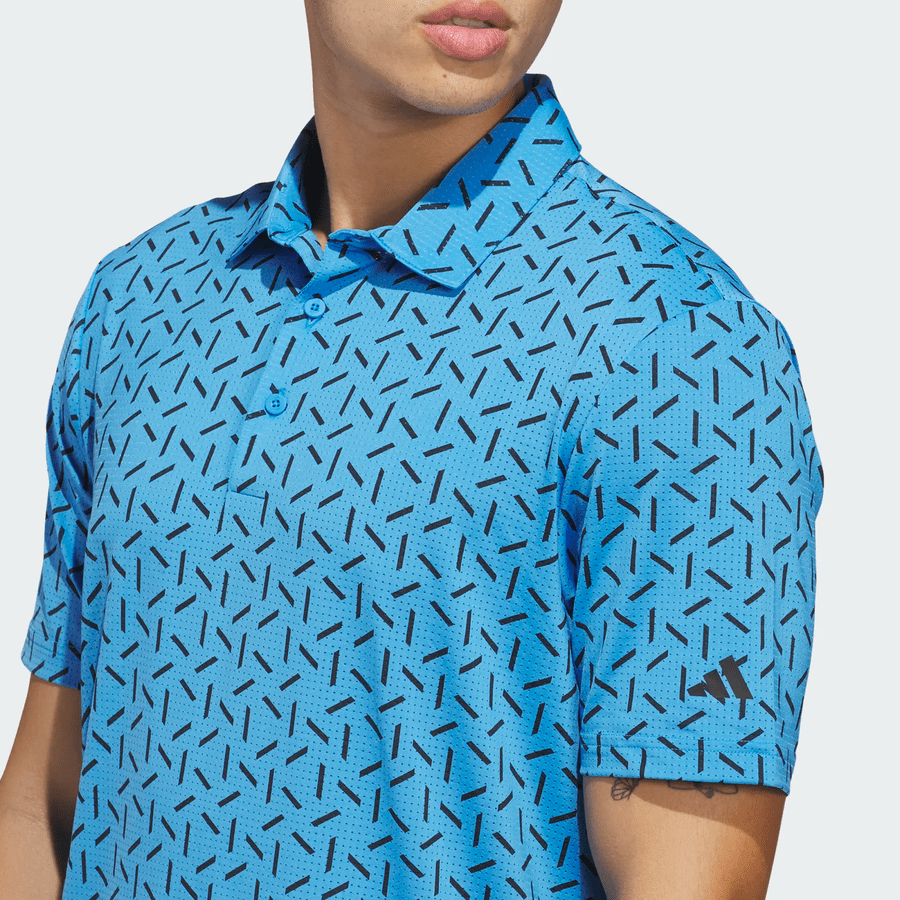 Adidas Ultimate365 Mesh Print Climacool Polo Shirt