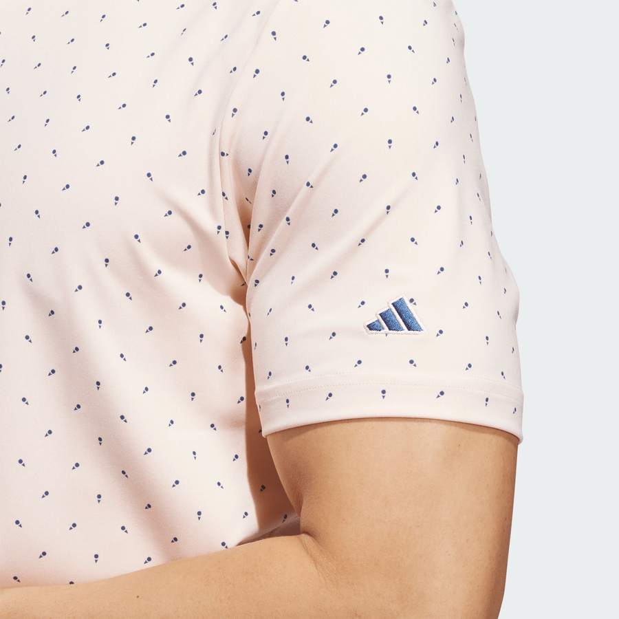 Polo Adidas Ultimate365+ à micro-imprimé - rose