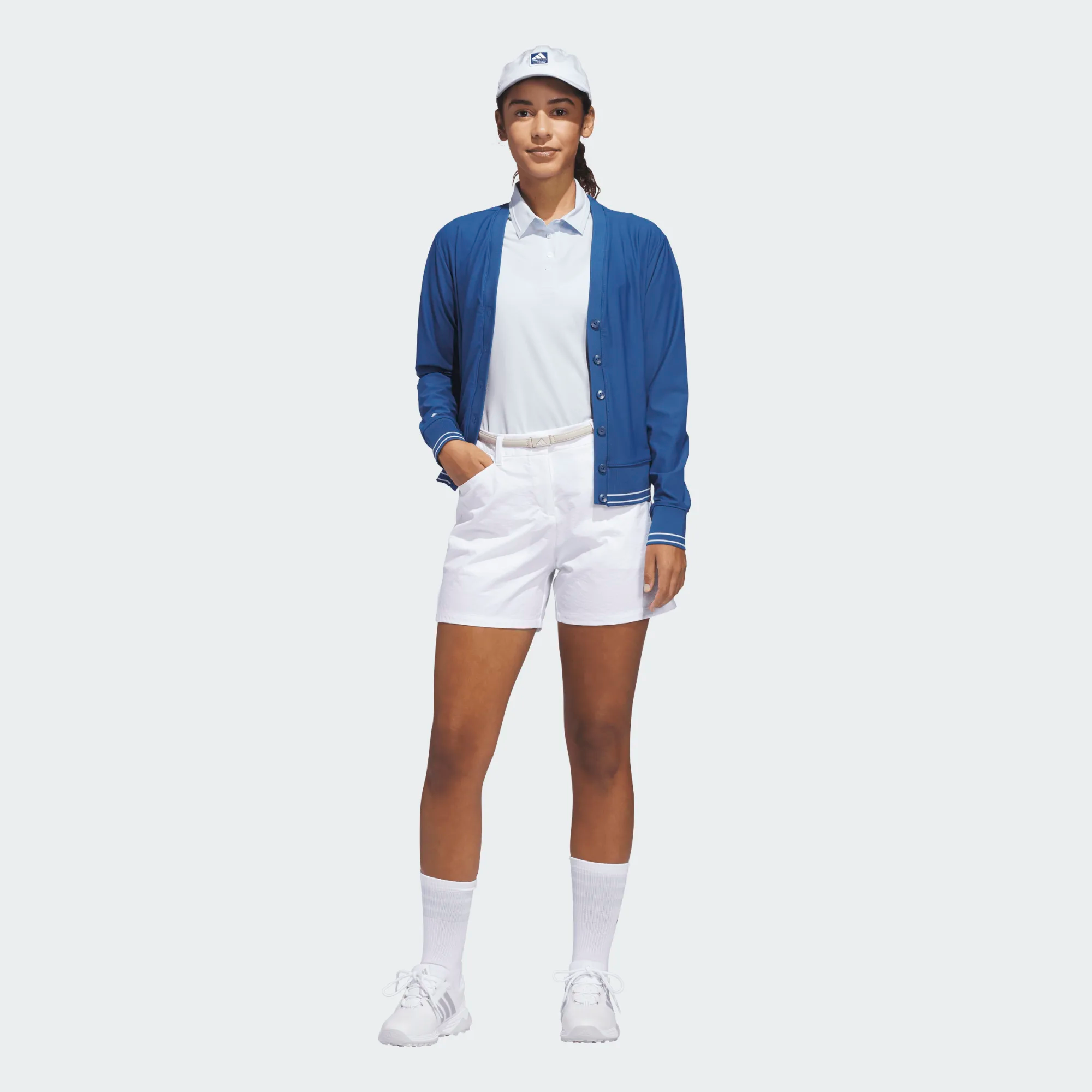 Adidas Ladies Ultimate365 Tour Twistknit Short Sleeve Polo