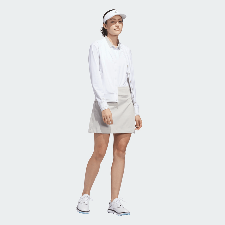 Adidas Ladies Beyond The Course Twistknit Sleeveless Polo Shirt
