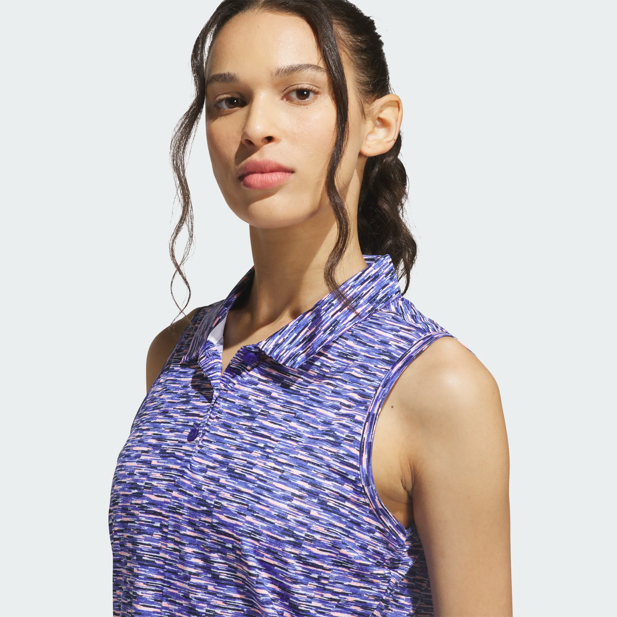 Polo imprimé en mesh Climacool Ultimate365 pour femme Adidas