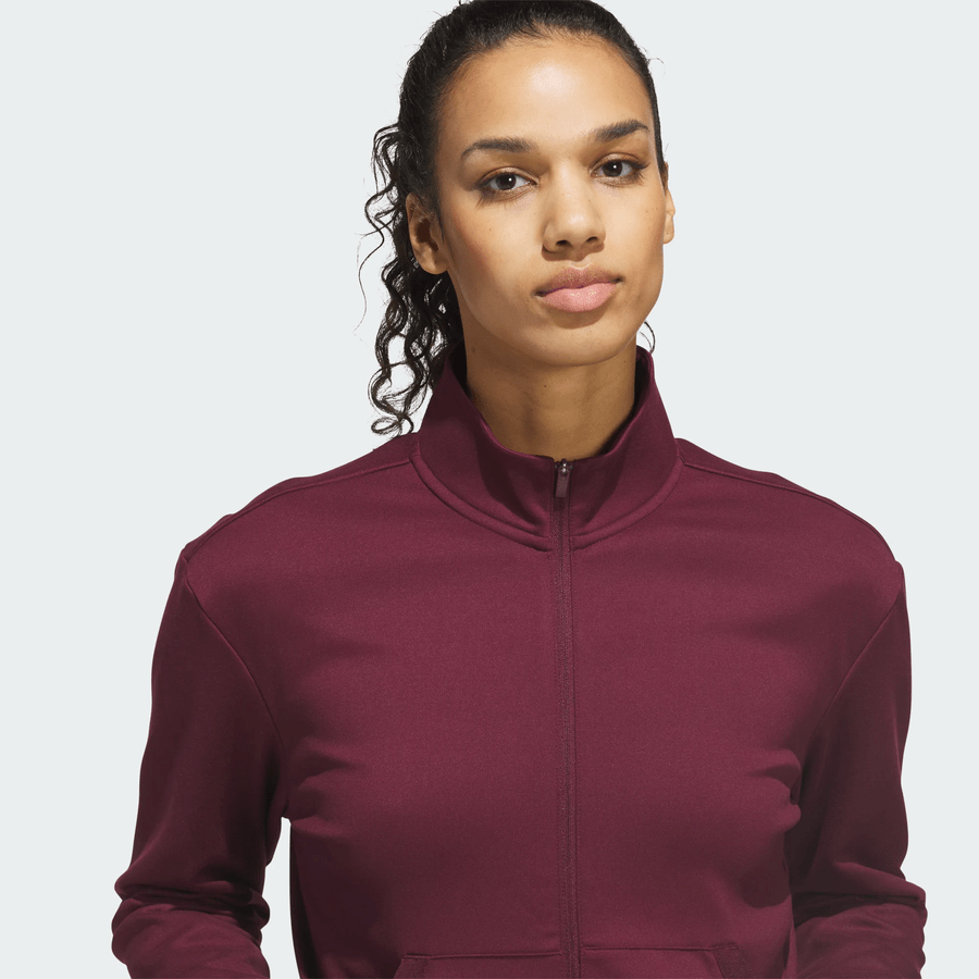 Adidas Ladies Ultimate365 Cold.rdy Full-Zip Jacket - Maroon