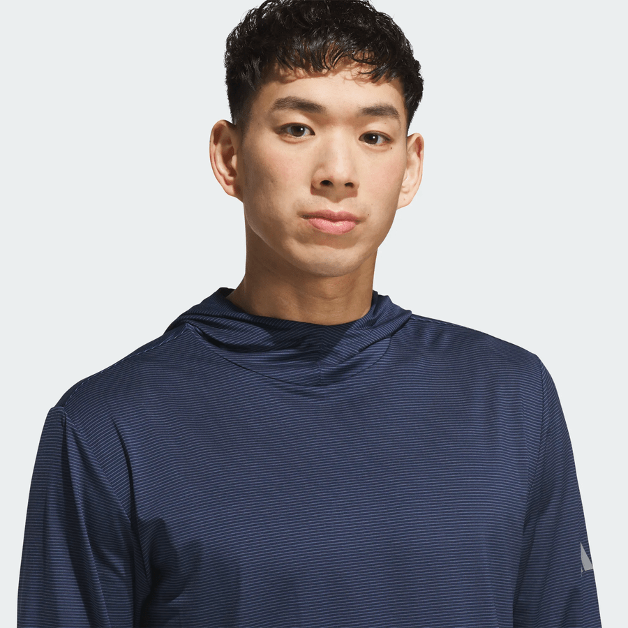 Adidas Performance Printed Hoodie - Navy