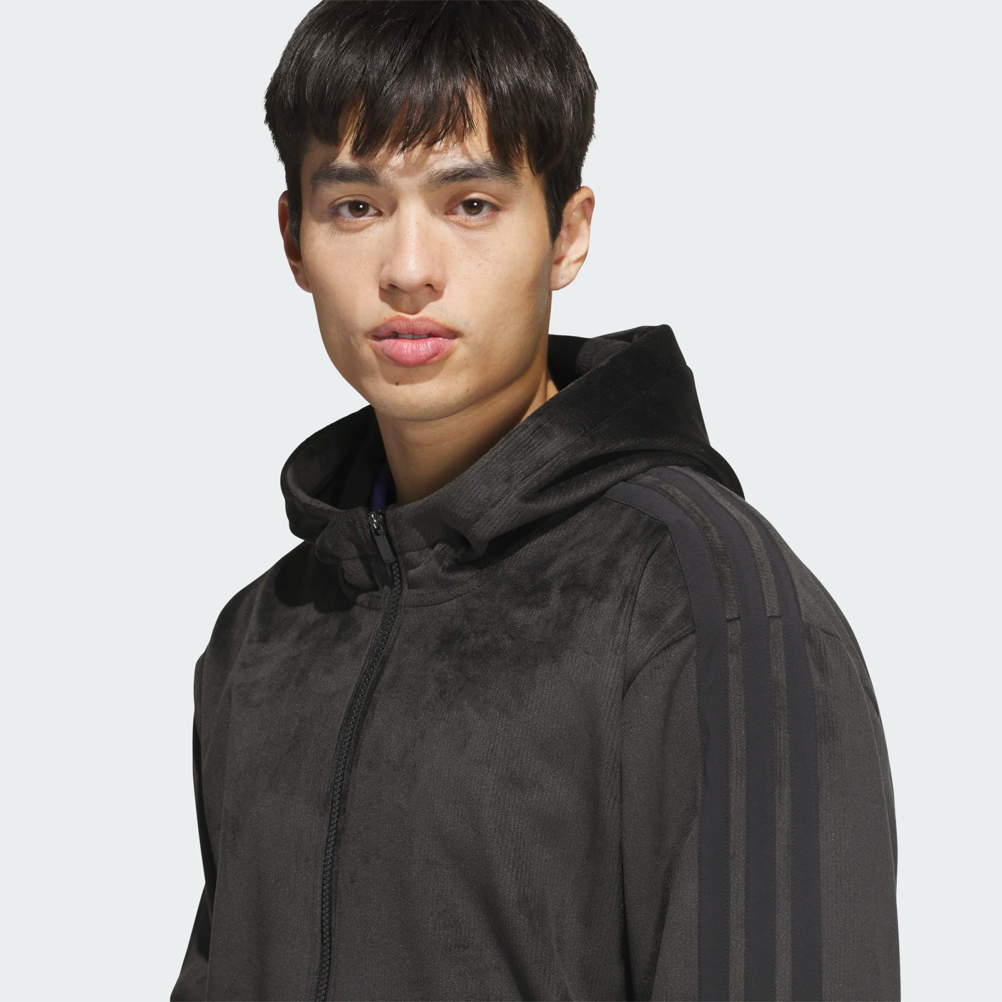 Adidas Beyond The Course Cozy Half-Zip Loose Fit Hoodie - Black