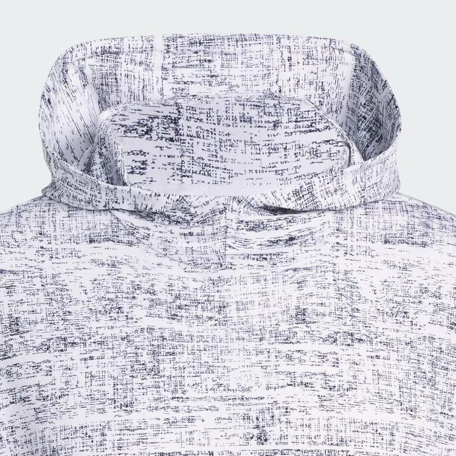 Adidas Performance Printed Lightweight Hoodie - White/Navy