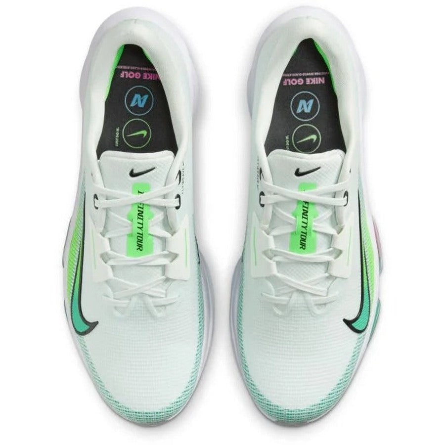 Nike Infinity Tour 2 Golf Shoes - White/Green