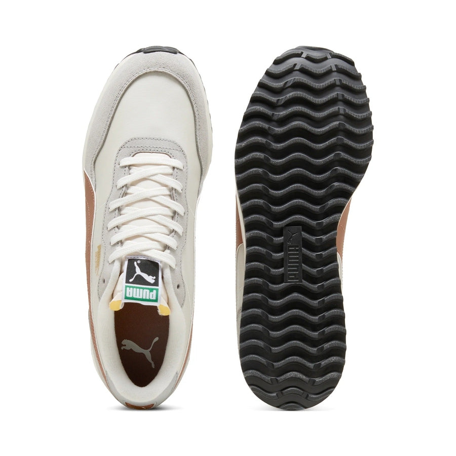 Puma Helsinki G Spikeless Golf Shoes - Gray/Brown
