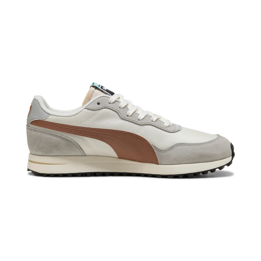 Puma Helsinki G Spikeless Golf Shoes - Gray/Brown