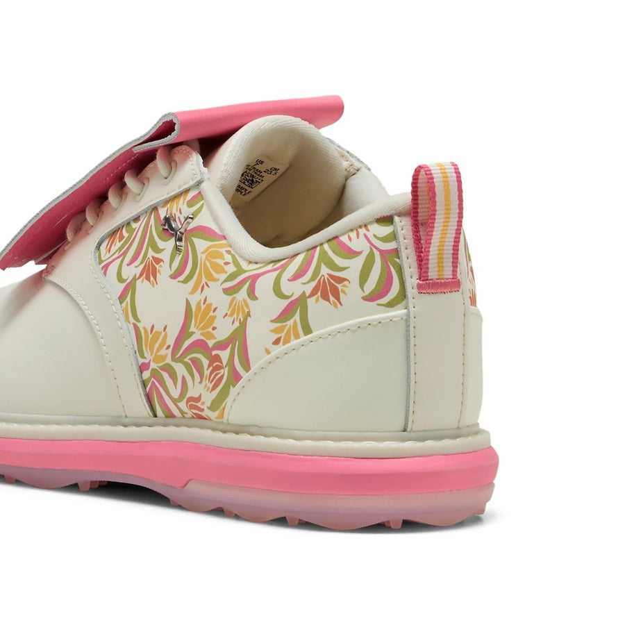 Puma Ladies Avant x Dani Dazey Spikeless Golf Shoes - White/Pink