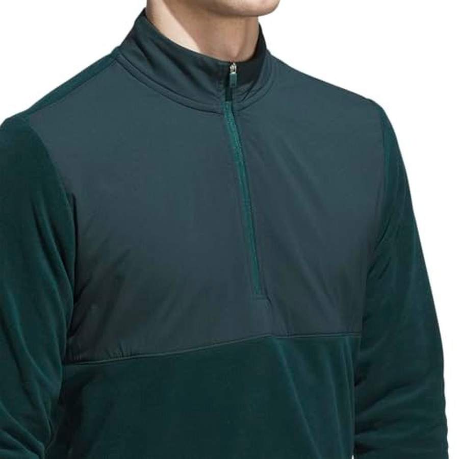 Adidas Ultimate Cozy Quarter-Zip Pullover - Green