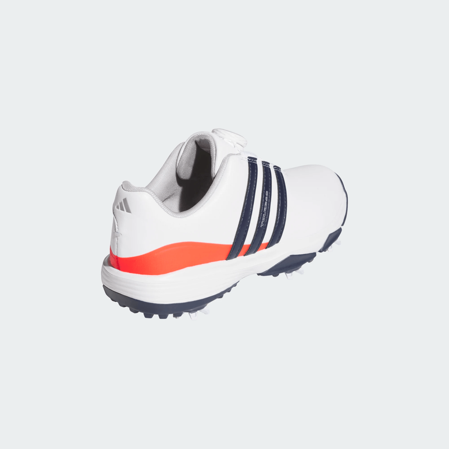 Adidas Junior Tour360 24 BOA chaussures de golf - blanc/rouge