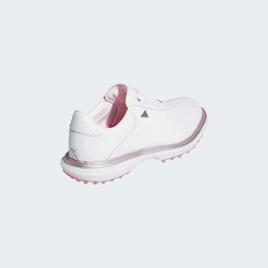 Adidas Ladies MC70 Spikeless Golf Shoes - White/Pink