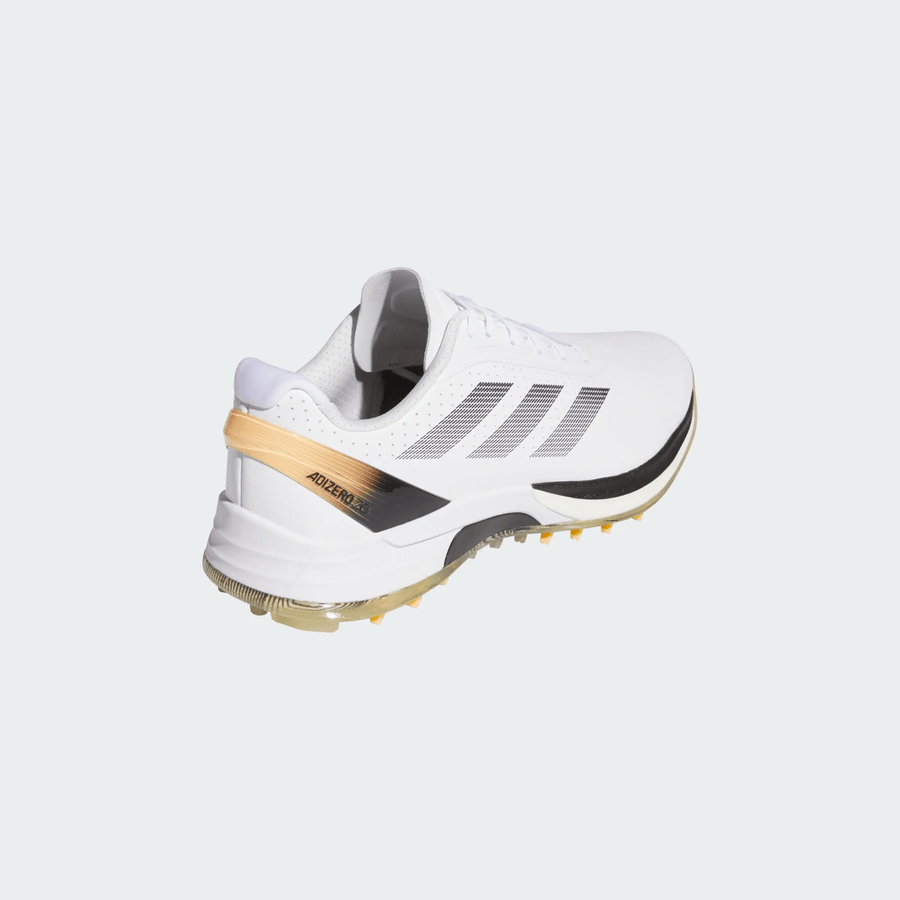 Adidas Adizero ZG Spikeless Golf Shoes - White/Yellow