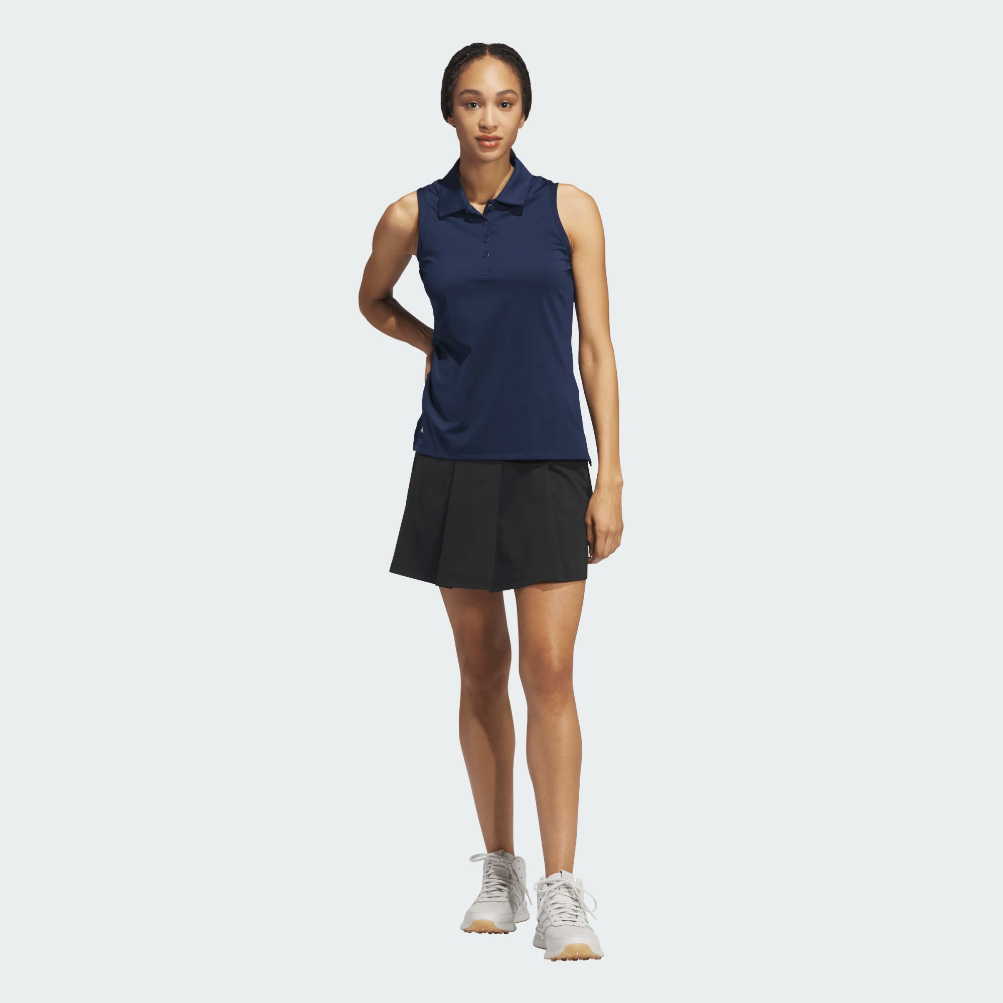 Adidas Ladies Ultimate365 Solid Sleeveless Polo