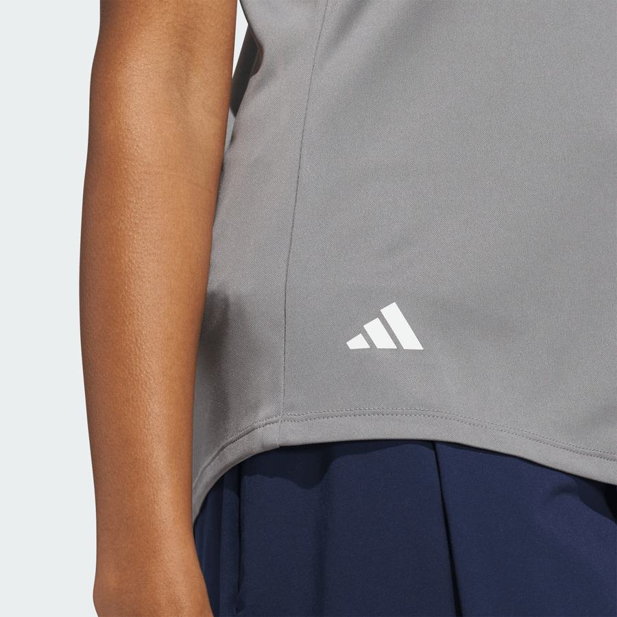 Polo de golf Adidas femme, uni et performant à manches courtes