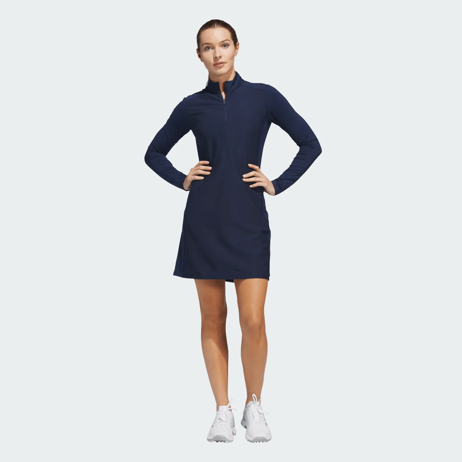 Adidas Ultimate Long Sleeve Golf Dress - Navy