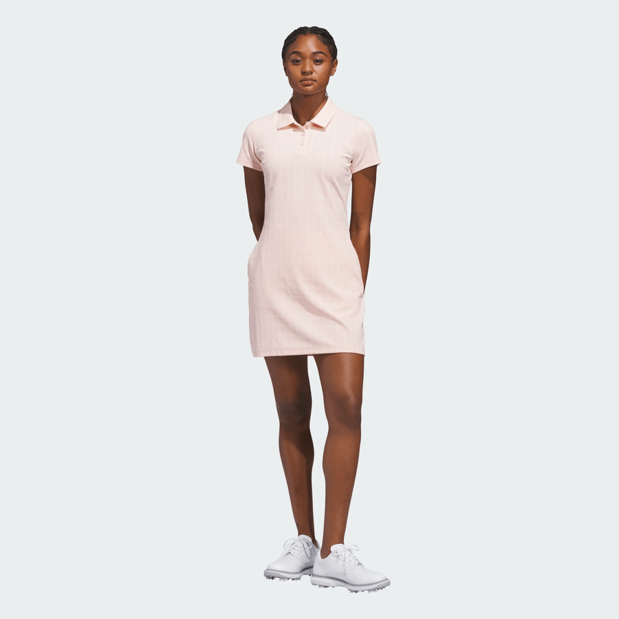 Adidas Ultimate365+ Jacquard Dress - Pink
