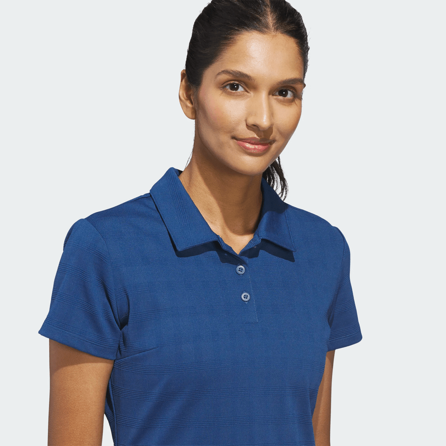 Adidas Ultimate365+ Jacquard Golf Dress- Blue