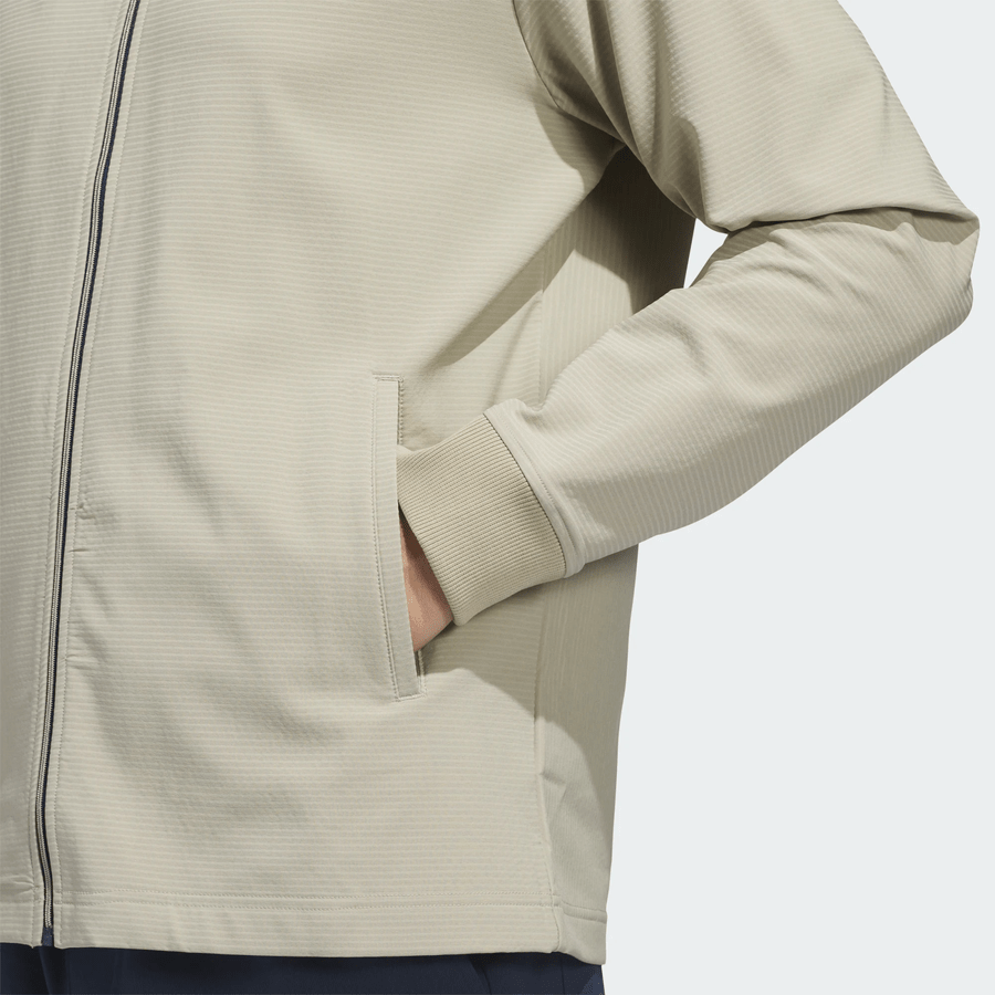 Adidas Ultimate365 Wind Textured Full-Zip Golf Jacket - Grey