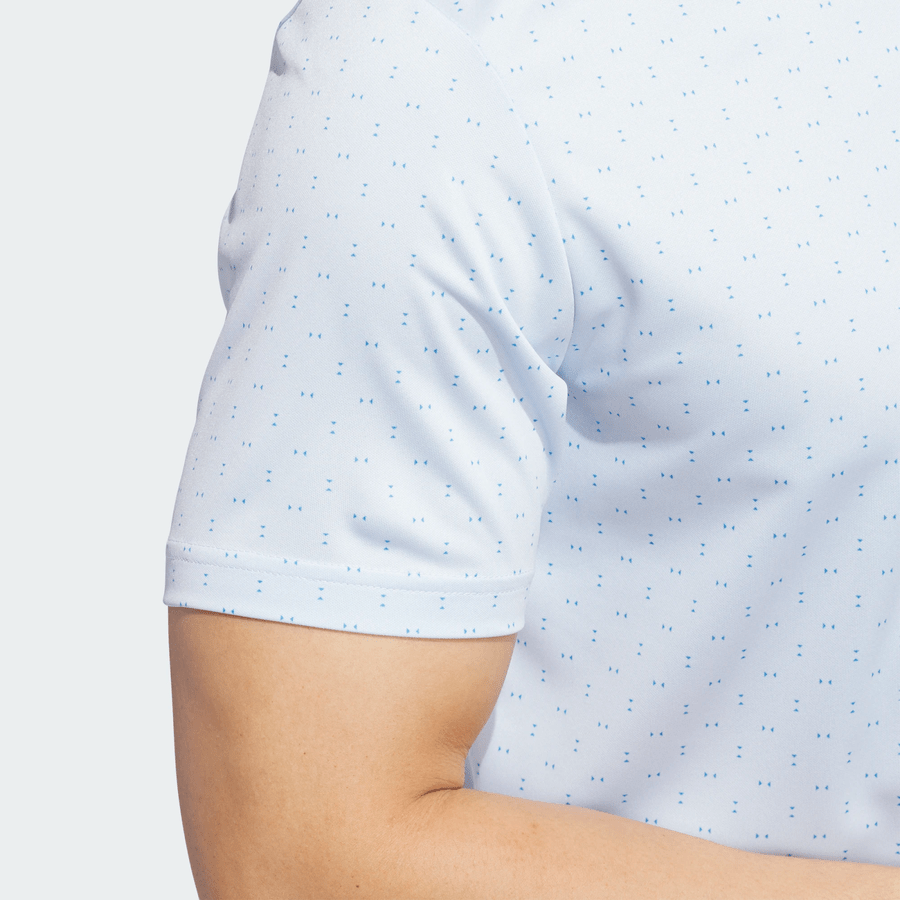 Adidas Performance Textured Print Polo Shirt