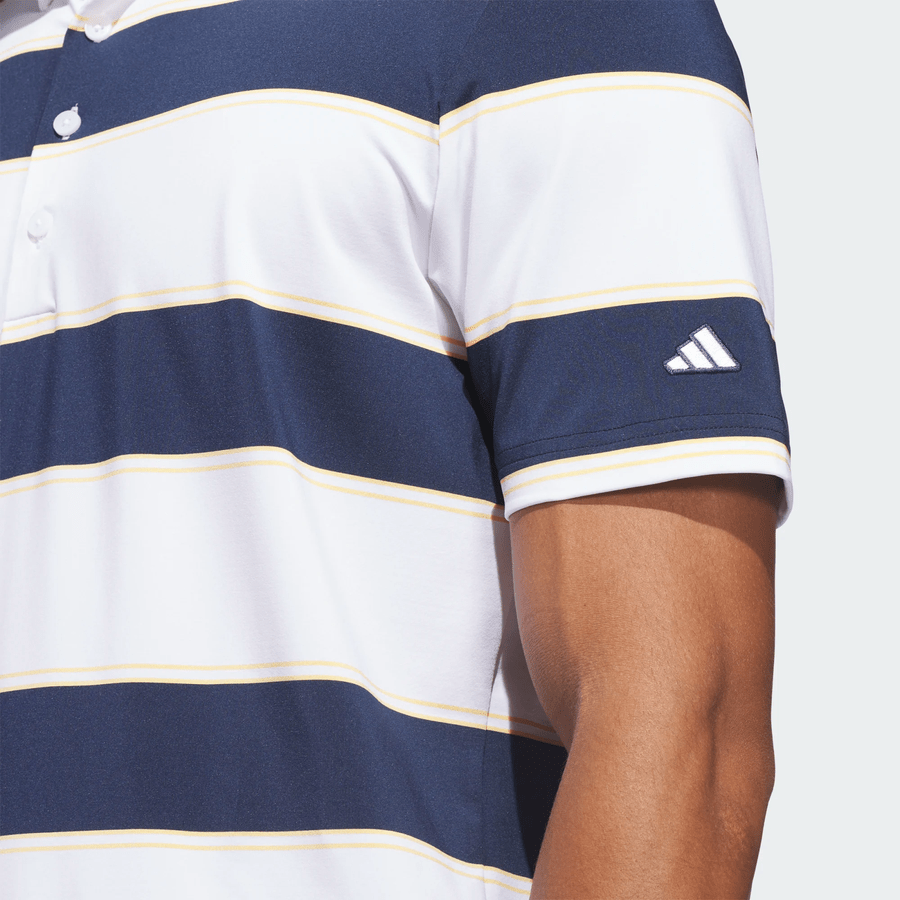 Adidas Ultimate365+ Jumbo Stripe Climacool Polo Shirt